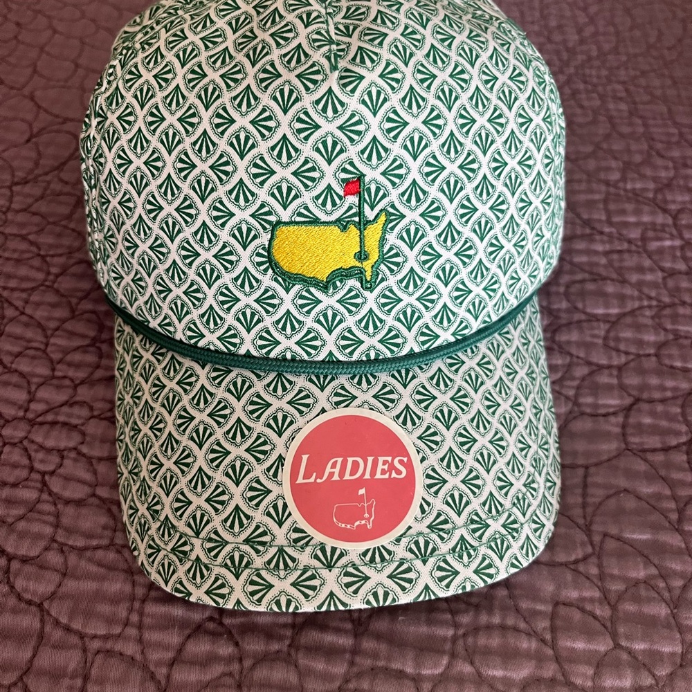 Masters Green Geometric Golf Hat
